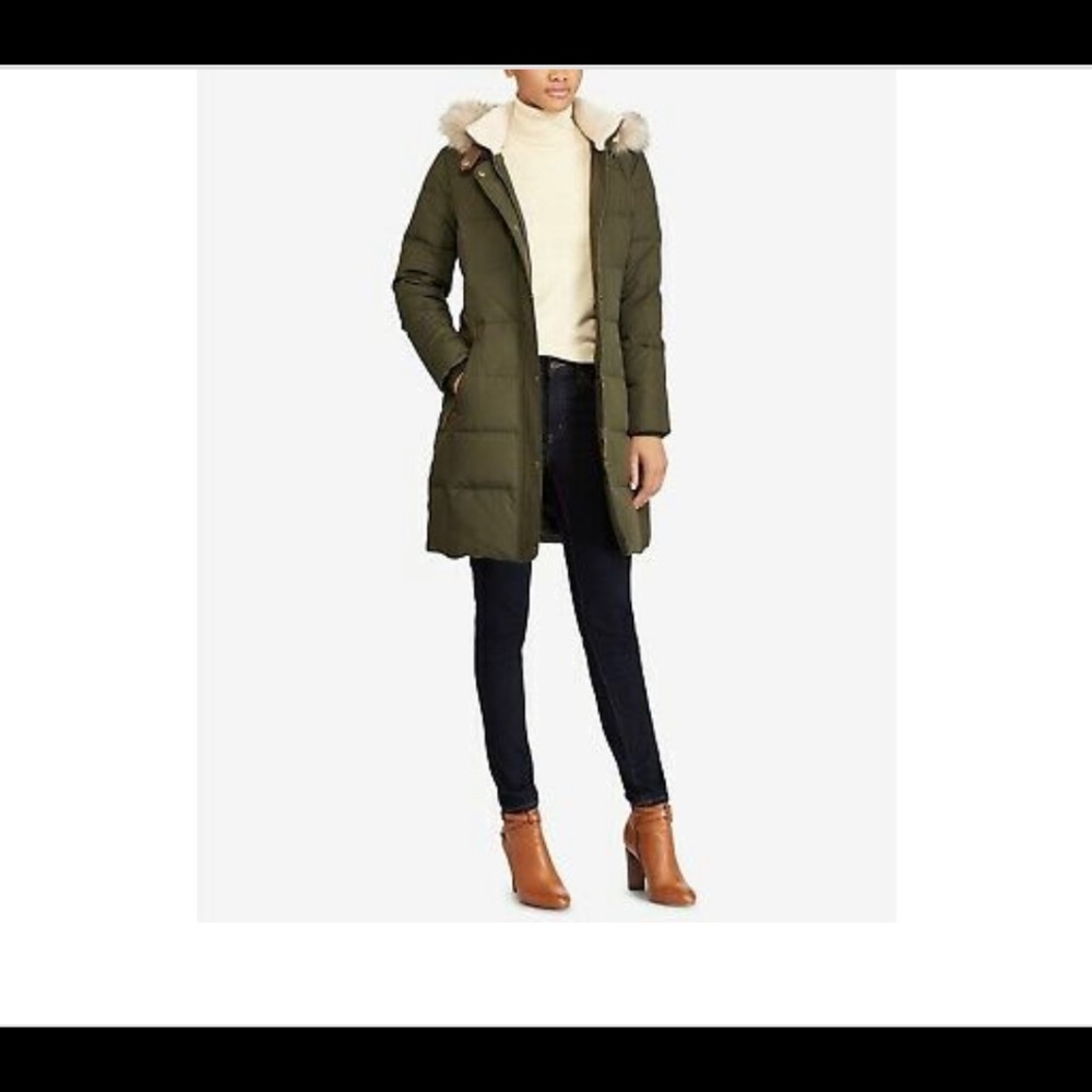 Lauren Ralph Lauren Litchfield Loden XXL Puffer Jacket, NWT!